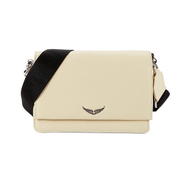 NWT Zadig & Voltaire Lolita Crossbody Bag in Cream Color - Picture 2 of 12